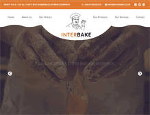 Tablet Screenshot of interbake.co.uk